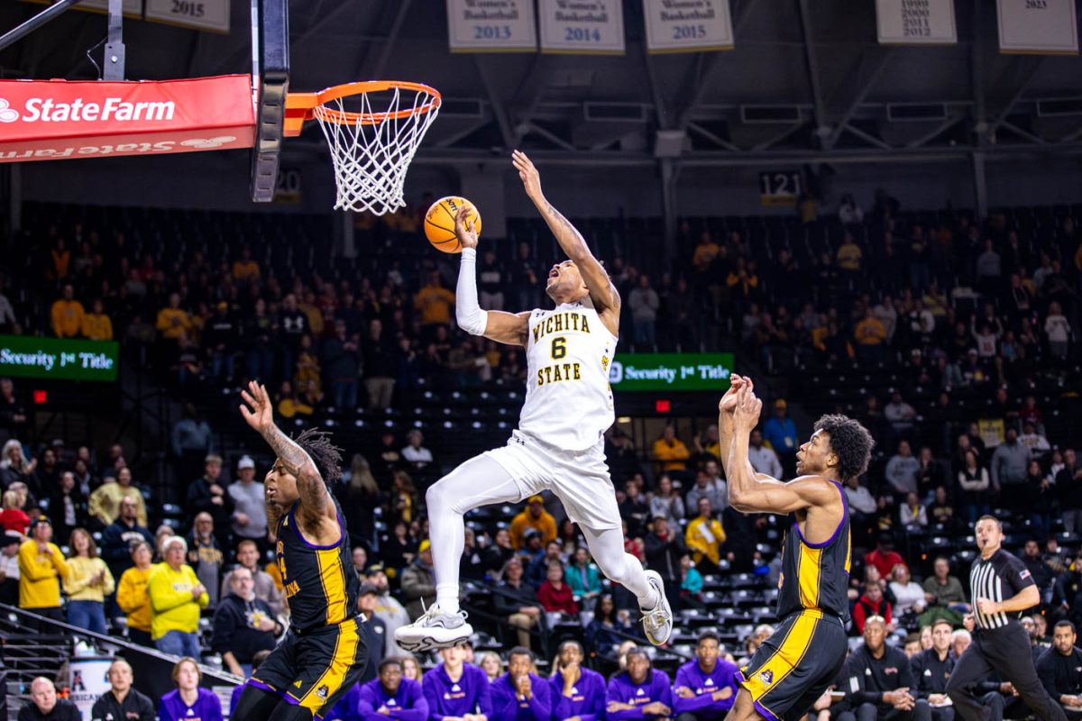 Junior forward Corey Washington loses control of the ball in the first half against East Carolina. Washington scored 19 points and grabbed 18 rebounds in the Jan. 18 game.