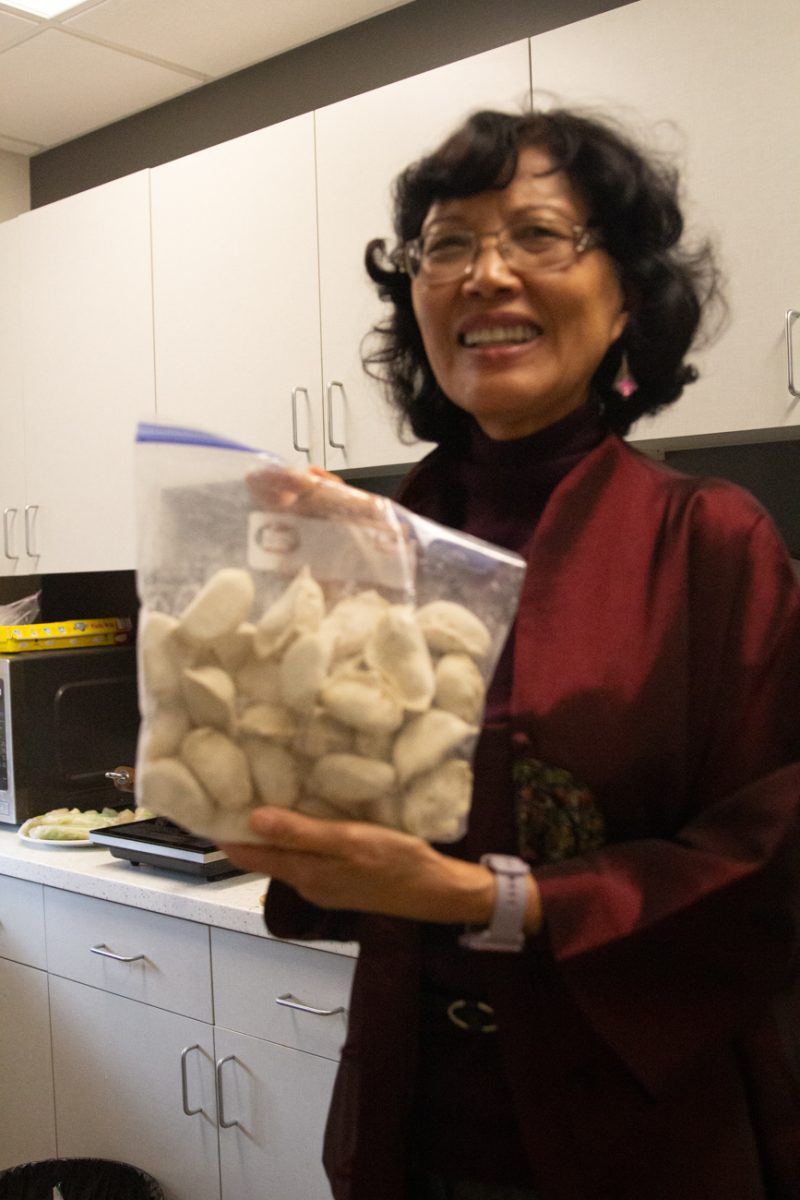 Dr. Xiufwn Lu says that Dumplings are traditional food that are a must-eat on Lunar New Year