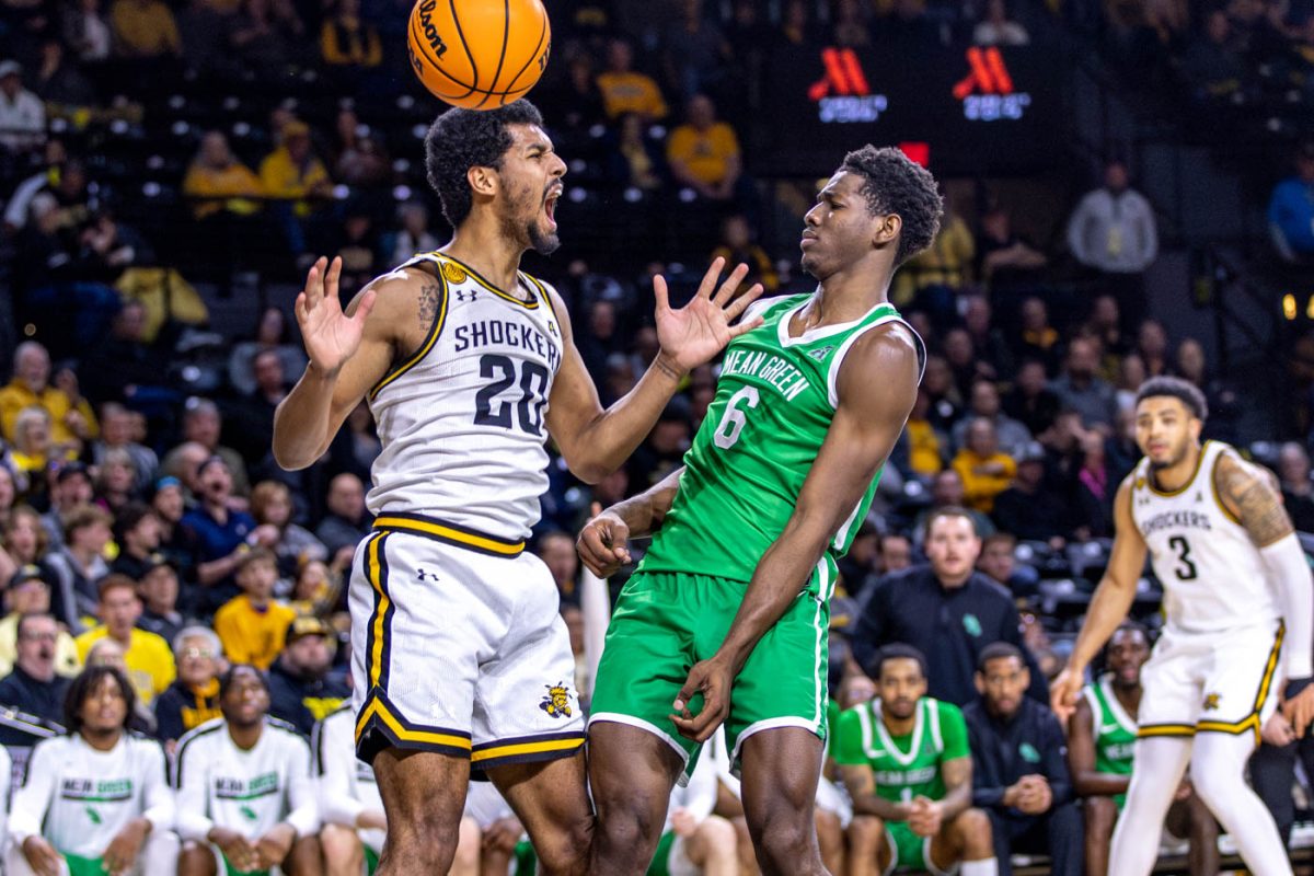 Harlond Beverly celebrates after dunking the ball in the first half against North Texas. Beverly scored two points in the Jan. 29 game.