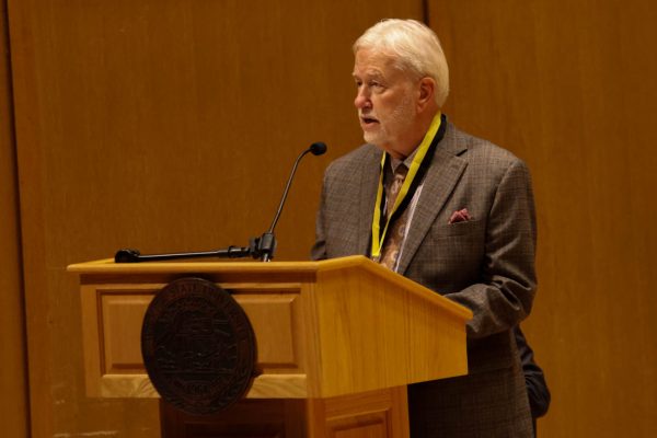 Mark Wentling, a 1970 graduate of Wichita State, was inducted into the Fairmount Hall of Fame on Feb. 4.