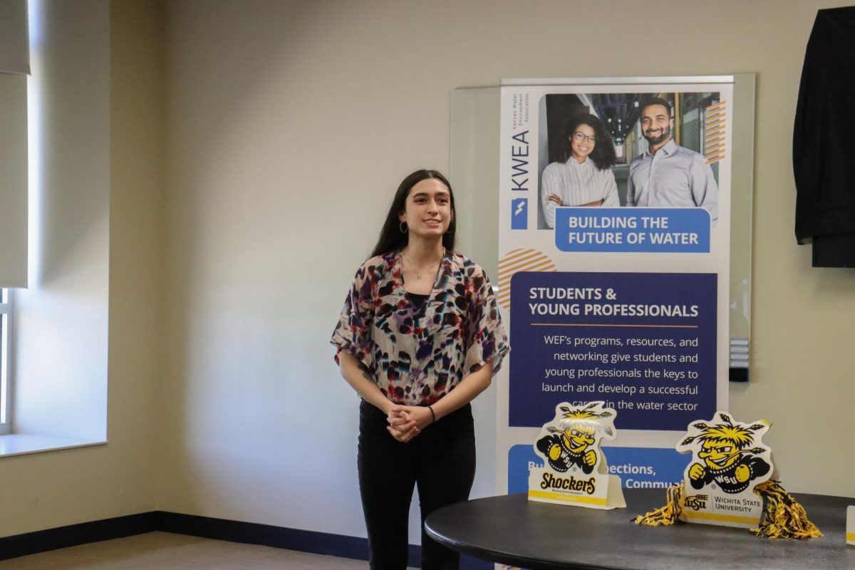 President of KWEA student chapter Shyanne Eckis talks about what opportunities students can have through KWEA. Eckis said she wanted to state WSU's chapter to help students connect to professionals. 