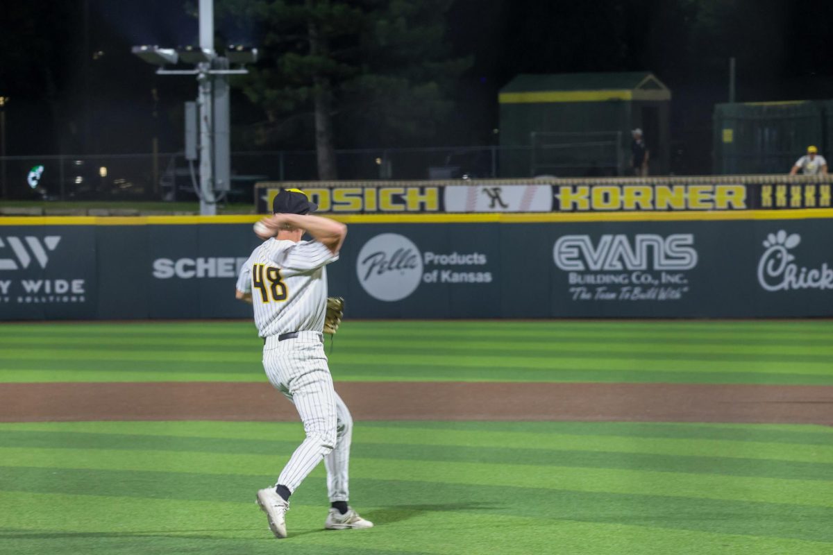 Senior Jack Mount fires the ball to first base against Oral Roberts. Mount earned his first Division I save in the 13-9 win on May 13.