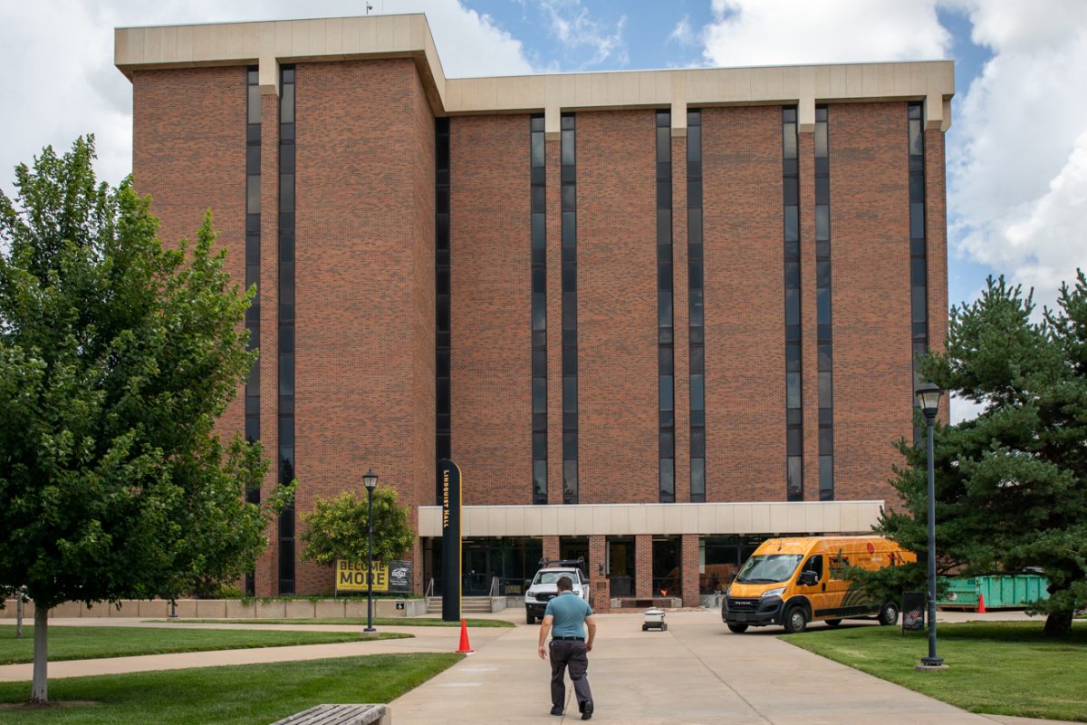 Lindquist Hall is a part of Wichita State's main campus. Build in 1976, Lindquist Hall is the tallest building on campus.