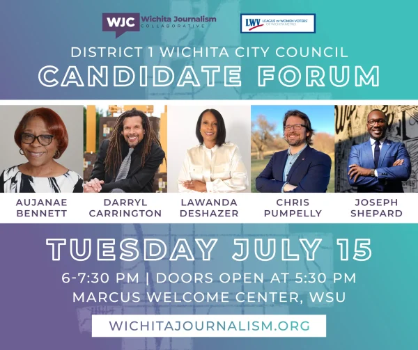 Five people have filed to run for the District 1 City Council seat. / Wichita Journalism Collaborative