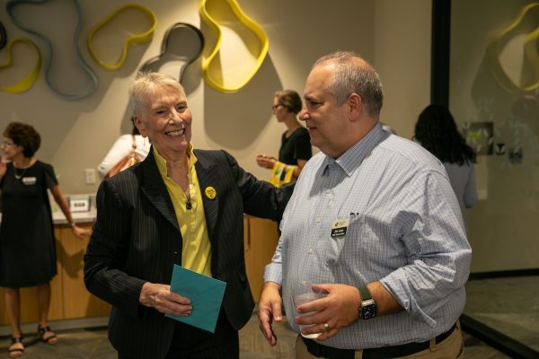Linnea GlenMaye at her retirement party. (Photo courtesy of Ryan Chastain)