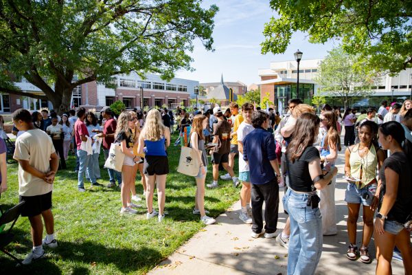 Student gather at the Belonging Bash on Aug. 15. The event took place from 4-6 p.m.