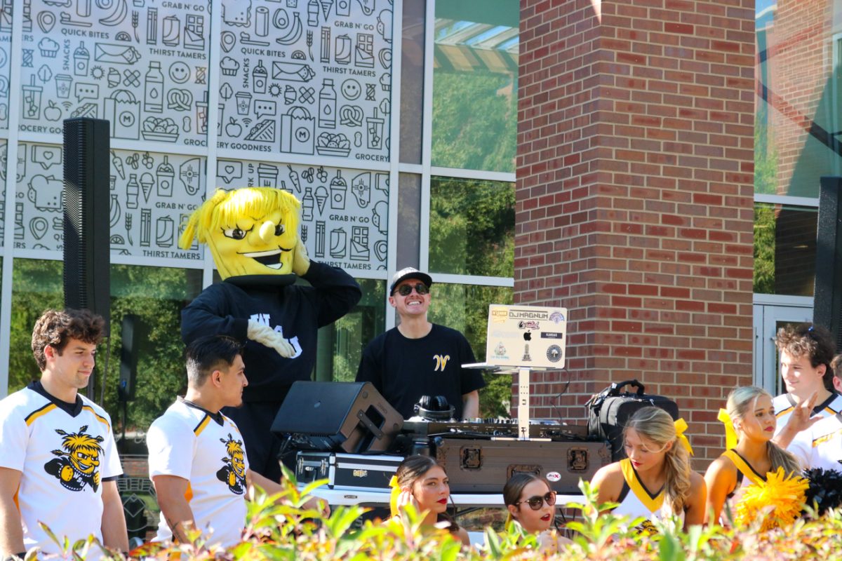 WuShock jamming out with DJ Magnum.