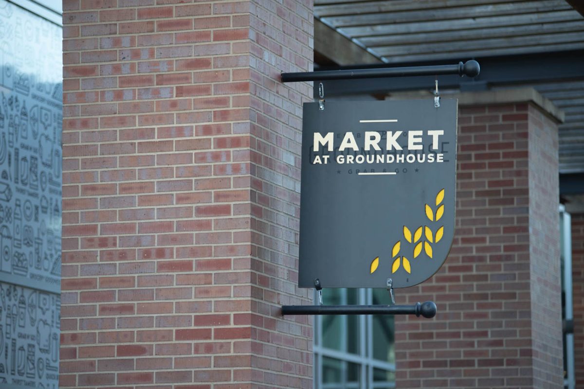 The Market at Groundhouse is located in Shocker Hall. 