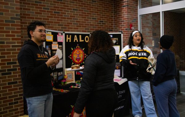 Members of Halo talk to shockers about their organization. Halo was present at the Belonging Bash hosted by Student Engagement and Belonging on Jan 23.