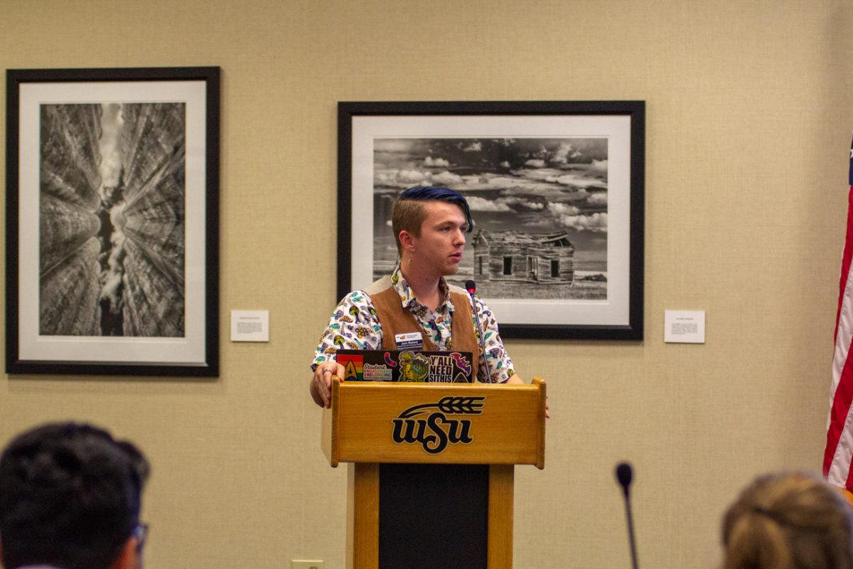 Liberal Arts and Sciences Senator Joshua Mallard proposes to make Student Health Service more visble on student's MyWSU portal. The resolution would allow for easier access.