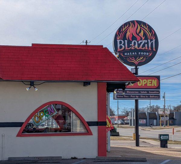 Blazin Halal food on West St. in Wichita, KS. The halal restaurant opened late 2025.
