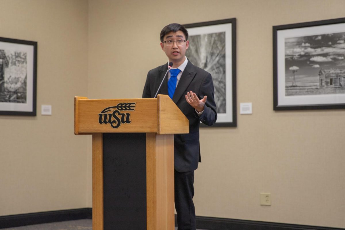 Speaker of the Student Senate Matthew Phan answers questions about the proposed change to the underserved senator role. The decision will be voted on by the student body in the up coming SGA election. 