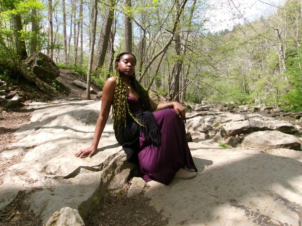 Multimedia reporter Ivanka Mukadi poses for a photo. (Photo courtesy of Ivanka Mukadi.)