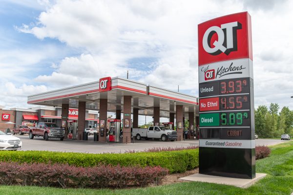 The QuikTrip gas station on Oliver Street on May 28.